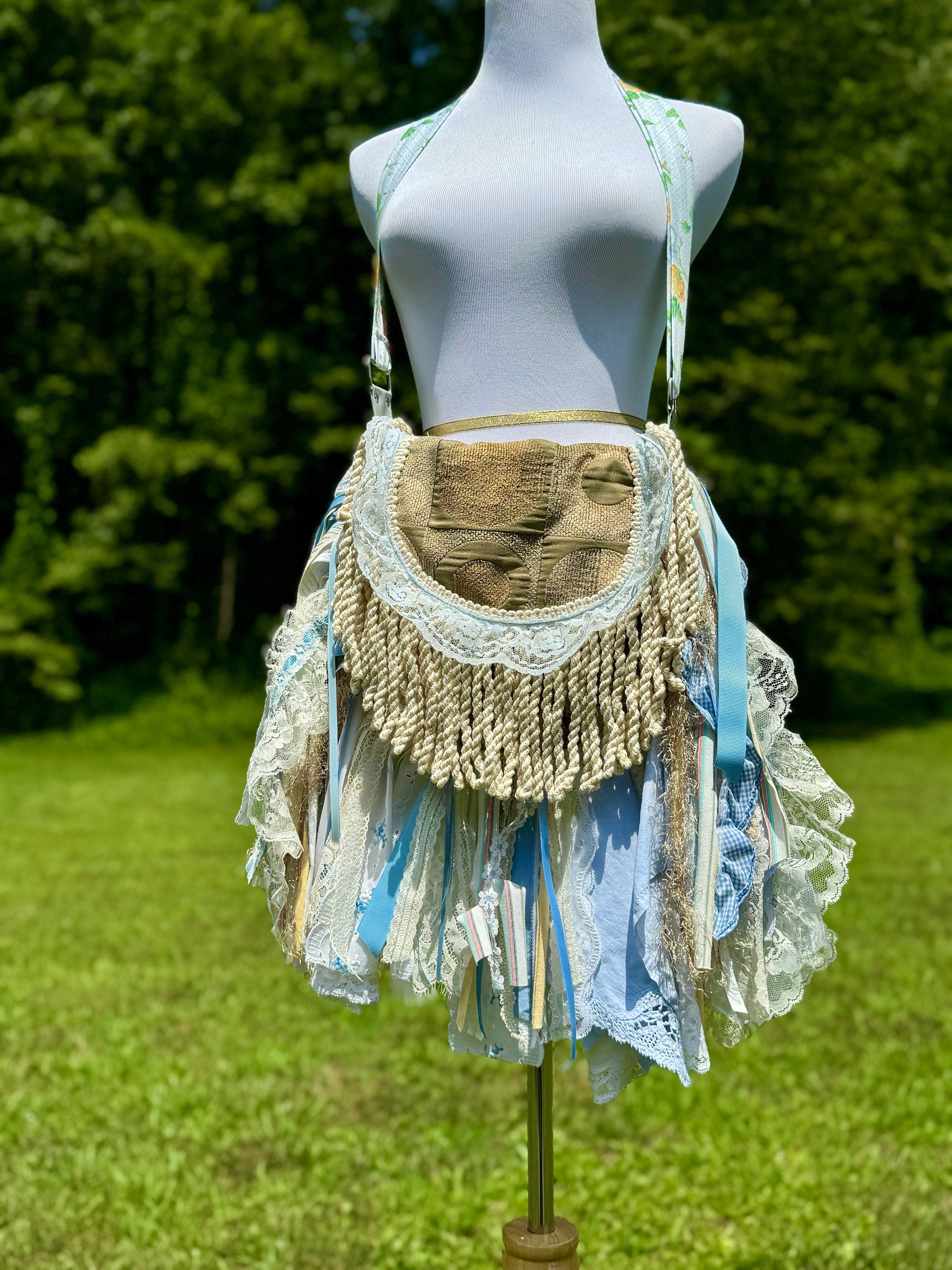 Artisan made fringe Bag - Perfect for Festivals, Hippie Inspired, Boho Chic Handbag