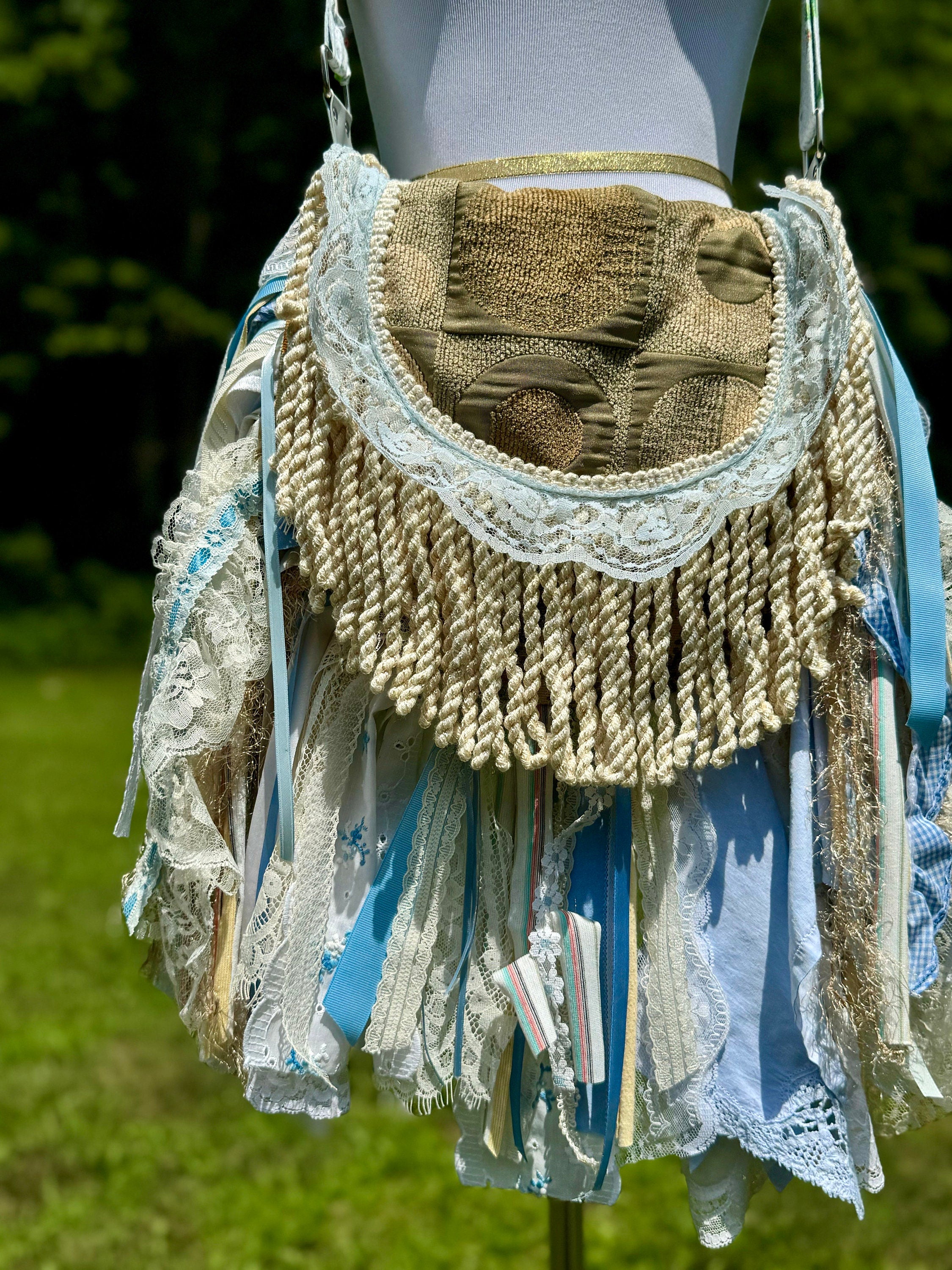 Artisan made fringe Bag - Perfect for Festivals, Hippie Inspired, Boho Chic Handbag