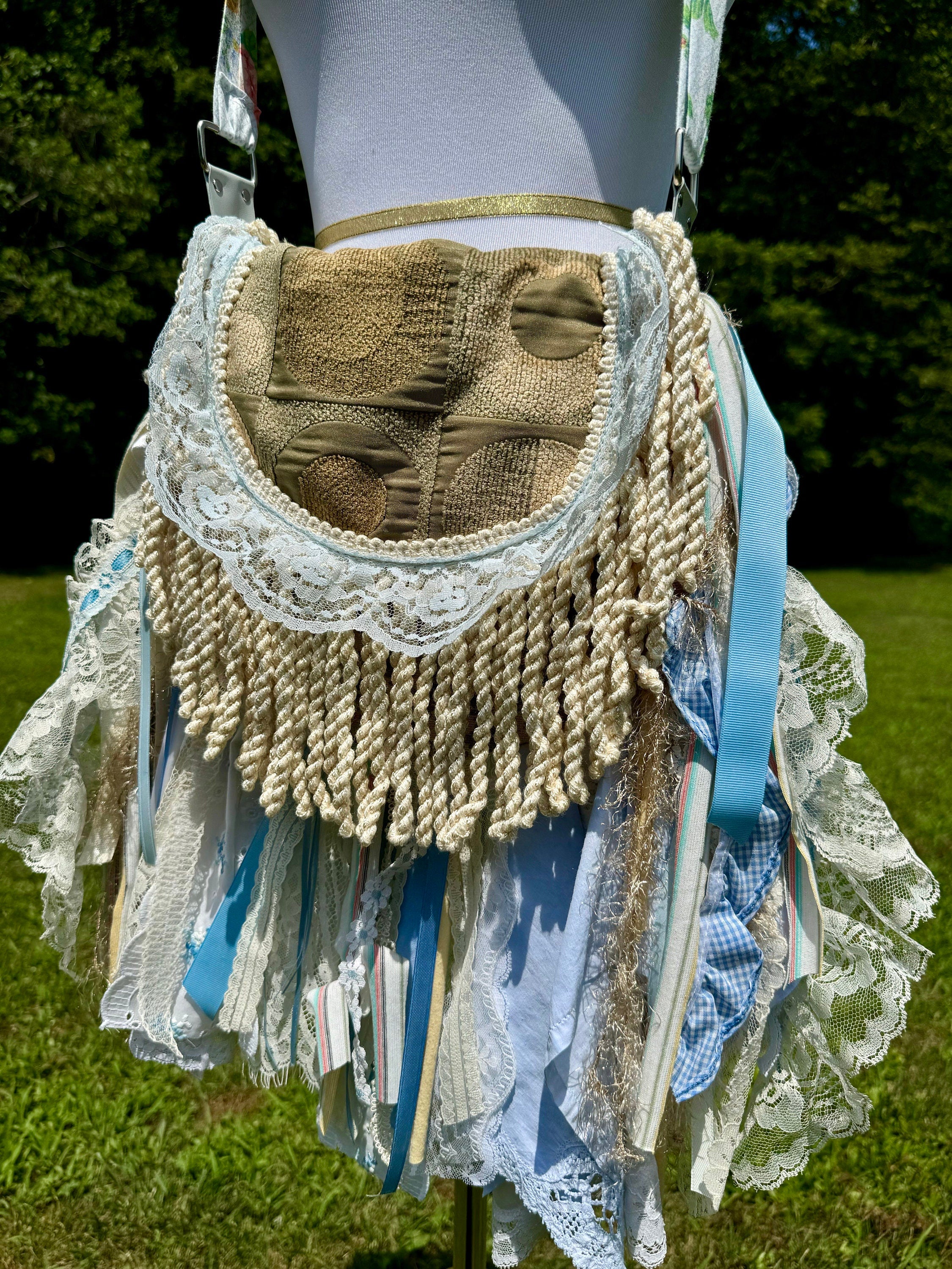 Artisan made fringe Bag - Perfect for Festivals, Hippie Inspired, Boho Chic Handbag