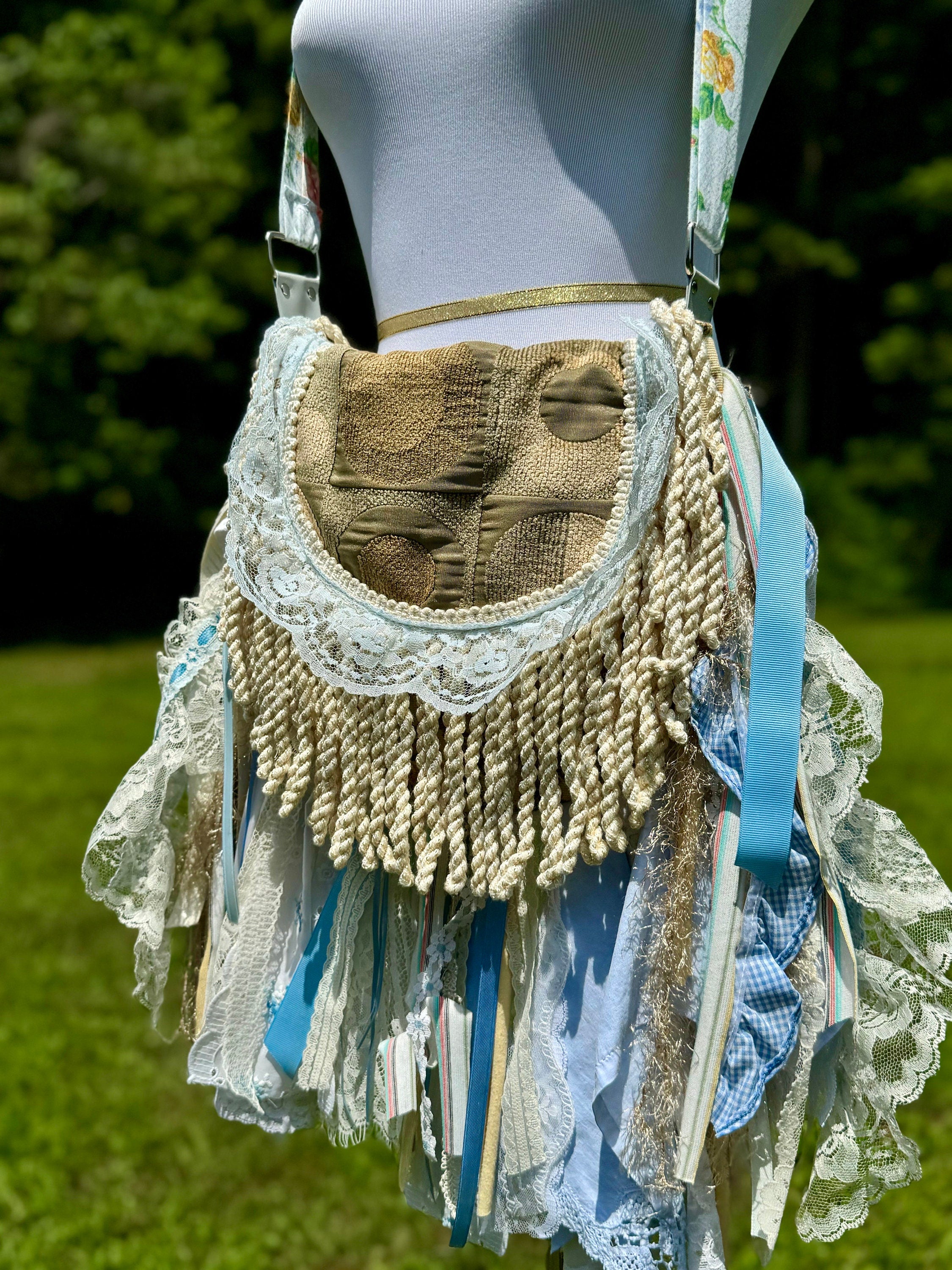 Artisan made fringe Bag - Perfect for Festivals, Hippie Inspired, Boho Chic Handbag