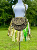 Load image into Gallery viewer, Artisan made fringe Bag - Perfect for Festivals, Hippie Inspired, Boho Chic Handbag