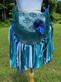 Load image into Gallery viewer, Artisan made fringe Bag - Perfect for Festivals, Hippie Inspired, Boho Chic Handbag