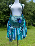 Load image into Gallery viewer, Artisan made fringe Bag - Perfect for Festivals, Hippie Inspired, Boho Chic Handbag