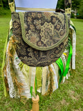 Load image into Gallery viewer, Artisan made fringe Bag - Perfect for Festivals, Hippie Inspired, Boho Chic Handbag