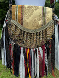 Load image into Gallery viewer, Artisan made fringe Bag - Perfect for Festivals, Hippie Inspired, Boho Chic Handbag