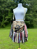 Load image into Gallery viewer, Artisan made fringe Bag - Perfect for Festivals, Hippie Inspired, Boho Chic Handbag