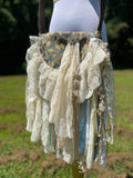 Load image into Gallery viewer, Embellished Earthy Lace Fringe Purse - Boho Handbag, Hippie Style with a Chic Twist