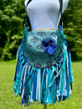 Load image into Gallery viewer, Artisan made fringe Bag - Perfect for Festivals, Hippie Inspired, Boho Chic Handbag