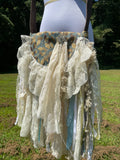 Load image into Gallery viewer, Embellished Earthy Lace Fringe Purse - Boho Handbag, Hippie Style with a Chic Twist