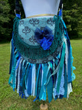 Load image into Gallery viewer, Artisan made fringe Bag - Perfect for Festivals, Hippie Inspired, Boho Chic Handbag
