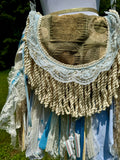 Load image into Gallery viewer, Artisan made fringe Bag - Perfect for Festivals, Hippie Inspired, Boho Chic Handbag