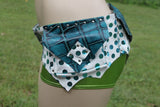 Load image into Gallery viewer, CLEARANCE, The POLKA, Leather Utility Belt, Fanny Pack, Pocket Belt, Festival Belt, Water Goddess Belt, Hippie Festival Belt