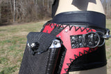 Load image into Gallery viewer, Festival Pocket Hip Belt, Utility Belt, Shoulder Bag Purse, Burning Man Belt, Multiway Purse, Steampunk Belt