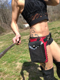 Load image into Gallery viewer, Festival Pocket Hip Belt, Utility Belt, Shoulder Bag Purse, Burning Man Belt, Multiway Purse, Steampunk Belt