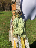 Load image into Gallery viewer, Ultimate Earth Goddess Fringe Purse, Festival Handbag with Vintage Embellishments and Charm.