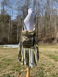 Load image into Gallery viewer, Earthy Green Fringe Purse, Ultimate Boho Chic Purse, Festival Fringe Bag, Hippie Handbag, Embellished purse