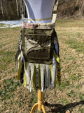 Load image into Gallery viewer, Earthy Green Fringe Purse, Ultimate Boho Chic Purse, Festival Fringe Bag, Hippie Handbag, Embellished purse