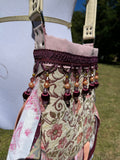 Load image into Gallery viewer, Vintage Vibes Fringe Purse, Festival Fringe Shoulder Bag, Hippie Handbag, Boho Chic Embellished purse