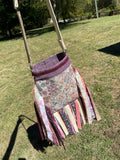 Load image into Gallery viewer, Vintage Vibes Fringe Purse, Festival Fringe Bag, Hippie Handbag, Boho Chic Crossbody Embellished purse
