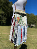 Load image into Gallery viewer, Red and Green Fringe Purse, Festival Fringe Bag, Hippie Handbag, Boho Chic Embellished purse