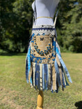 Load image into Gallery viewer, Floral Fantasy: Ultimate Goddess Purse - Stand out at Festivals with this unique Crossbody Messenger Bag