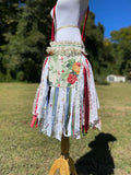 Load image into Gallery viewer, Red and Green Lace Fringe Purse, Festival Fringe Bag, Hippie Handbag, Boho Crossbody Embellished purse