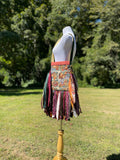Load image into Gallery viewer, Pumpkin Fringe Purse, Festival Fringe Bag, Hippie Handbag, Boho Chic Embellished purse