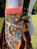 Load image into Gallery viewer, Pumpkin Fringe Purse, Festival Fringe Bag, Hippie Handbag, Boho Chic Embellished purse