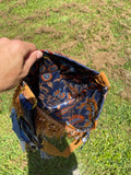Load image into Gallery viewer, Blue &amp; Copper Festival Fringe Purse: A Hippie Shoulder Bag for Boho Fashionistas