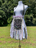 Load image into Gallery viewer, Colorful Fringe Purse - Stand Out with This Vibrant Purple Shoulder Bag