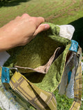 Load image into Gallery viewer, Pastel Vintage Ruffle Fringe Purse, Boho Chic Embellished purse