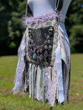 Load image into Gallery viewer, Colorful Fringe Purse - Stand Out with This Vibrant Purple Shoulder Bag