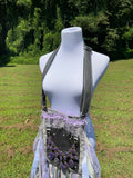 Load image into Gallery viewer, Colorful Fringe Purse - Stand Out with This Vibrant Purple Shoulder Bag