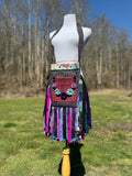 Load image into Gallery viewer, Artisan-Made Leather and Jewelry Embellished Bohemian Purse - Stand Out Style!