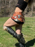 Load image into Gallery viewer, The NILES - Channel you inner Warrior with this Viking Inspired Leather Patchwork Skirt. Perfect for those Warrior costume Vibes.