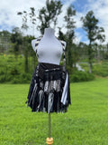 Load image into Gallery viewer, Embellished Gothic Lace Fringe Purse - Boho Handbag, Vintage Style with a Dark Twist
