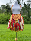 Load image into Gallery viewer, Artisan-made fringe bag – ideal for festivals, hippie-inspired, and perfect for a boho-chic look!
