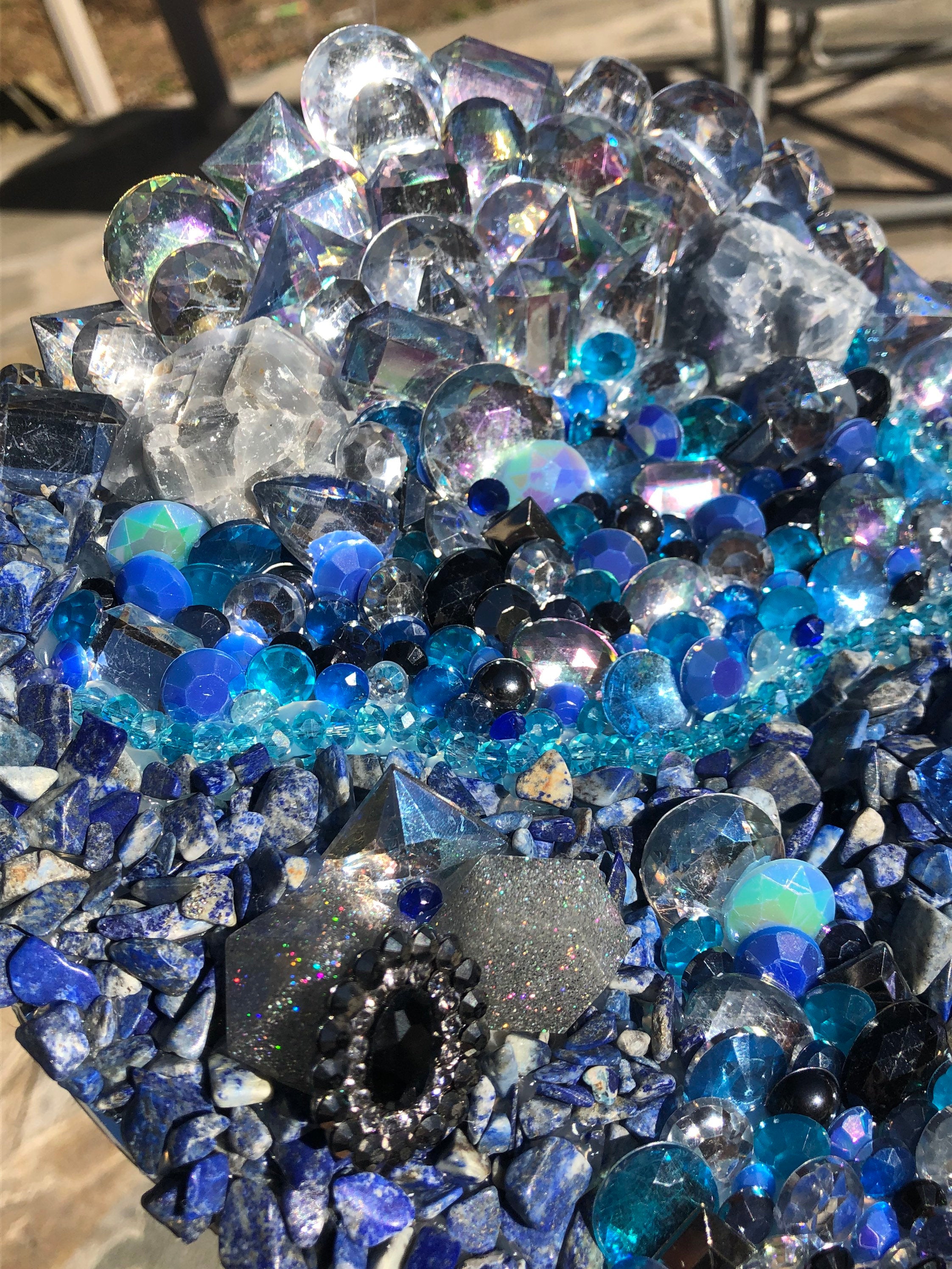 Blue Calcite, Blue Geode Resin Art Pigment