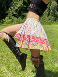 Load image into Gallery viewer, Blooming Beauty: Festive Ruffled Bustle Skirt for Unique Costumes &amp; Rave Parties