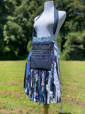 Load image into Gallery viewer, Stand Out in Style: Festival Fringe Bag with Gorgeous Blue Bead