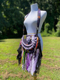 Load image into Gallery viewer, Fringe Purse, Festival Fringe Bag, Hippie Handbag, Boho Chic Embellished purse